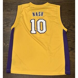 Adidas LA Los Angeles Lakers Steve Nash #10 Youth Size XL 18 20 NBA Jersey